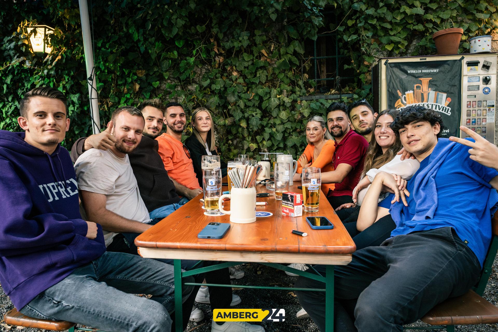 Das sind die Bilder vom Brassfestival im Winkler Biergarten am Donnerstag.  (Bild: Justus Gregor)