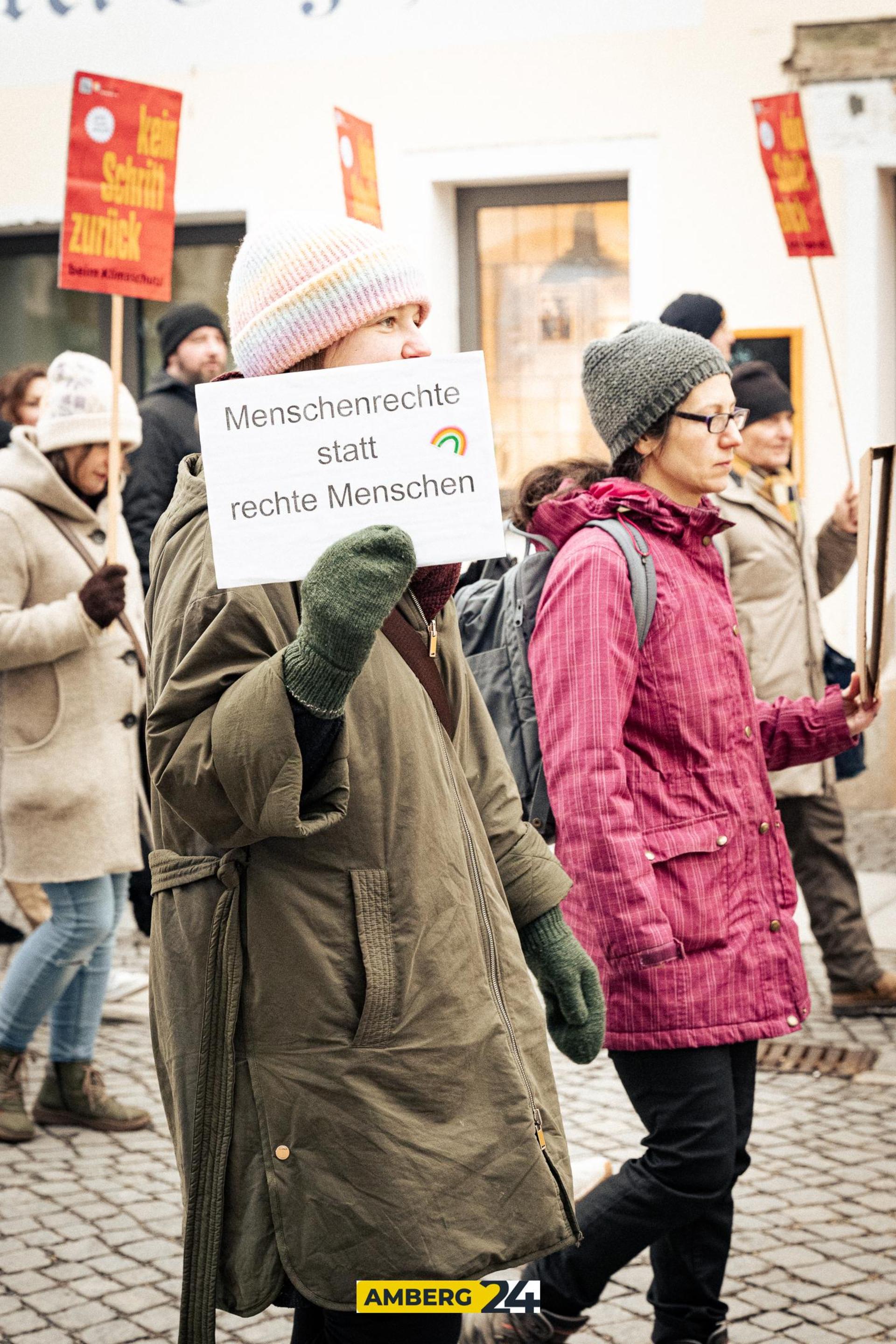 Klimastreik in Amberg. (Bild: David Mueller)