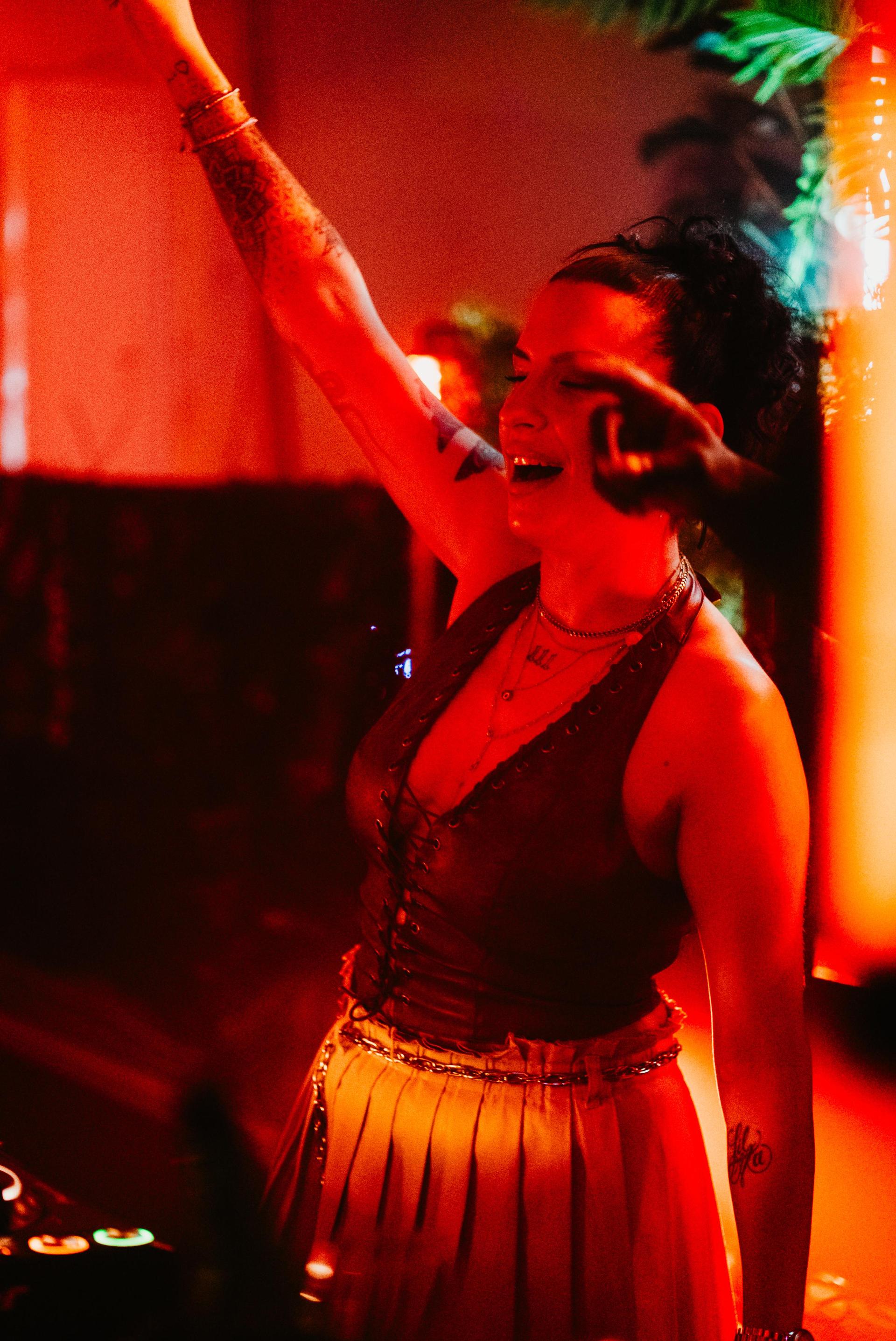 Im Casino Saal sorgte DJane Lil Ma für gute Stimmung. (Bild: Mario Donhauser)