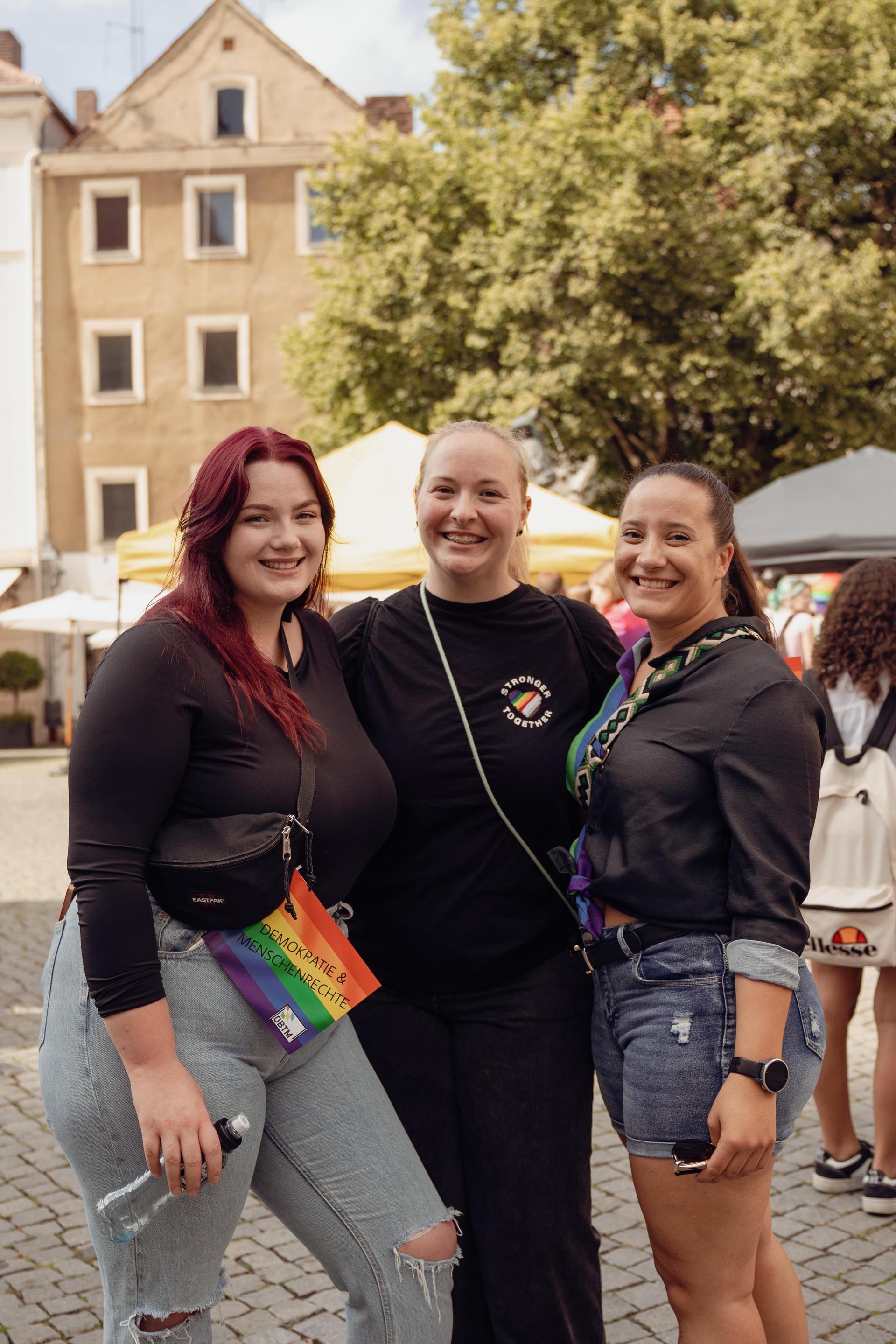 Das war beim Amberger CSD-Demozug am Samstag los. (Bild: Ria Schmidt)