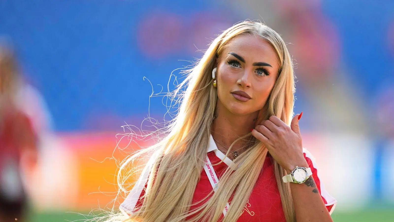 Alisha Lehmann hat einen neuen Freund. (Archivbild) (Bild: Martin Meissner/AP/dpa)