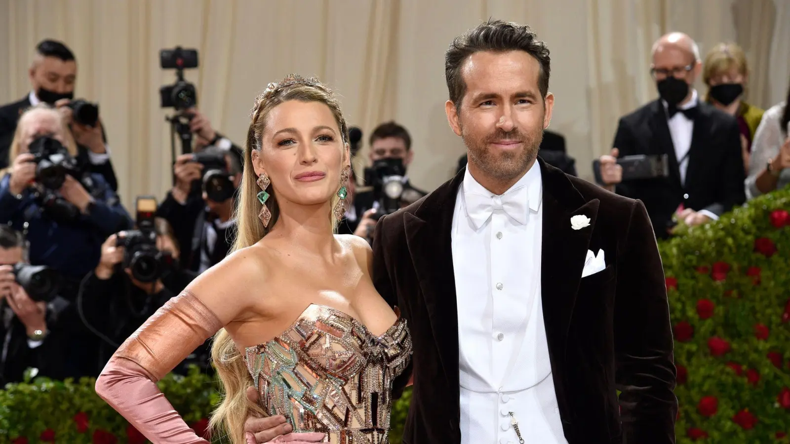 Das Schauspieler-Ehepaar Blake Lively und Ryan Reynolds wurde von ihrem Kollegen Justin Baldoni wegen Verleumdung verklagt.  (Archivbild: Evan Agostini/Invision/AP/dpa)