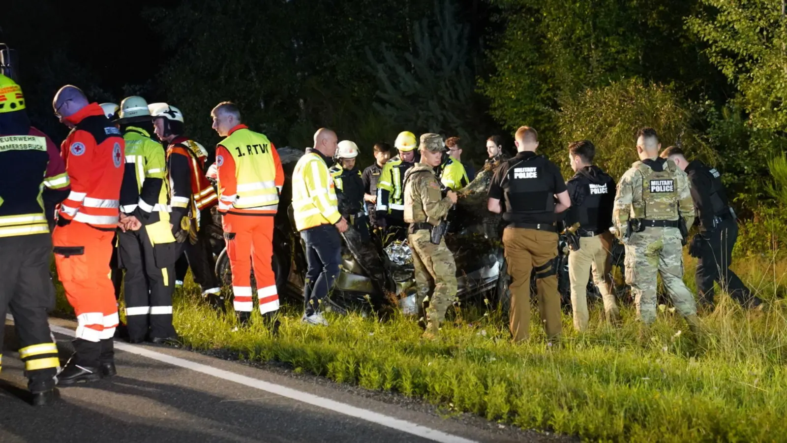 Bei einem Autounfall in bei Freihung ist ein 21-jähriger US-Soldat ums Leben gekommen. (Bild: Malte Tiedemann/NEWS5/dpa)