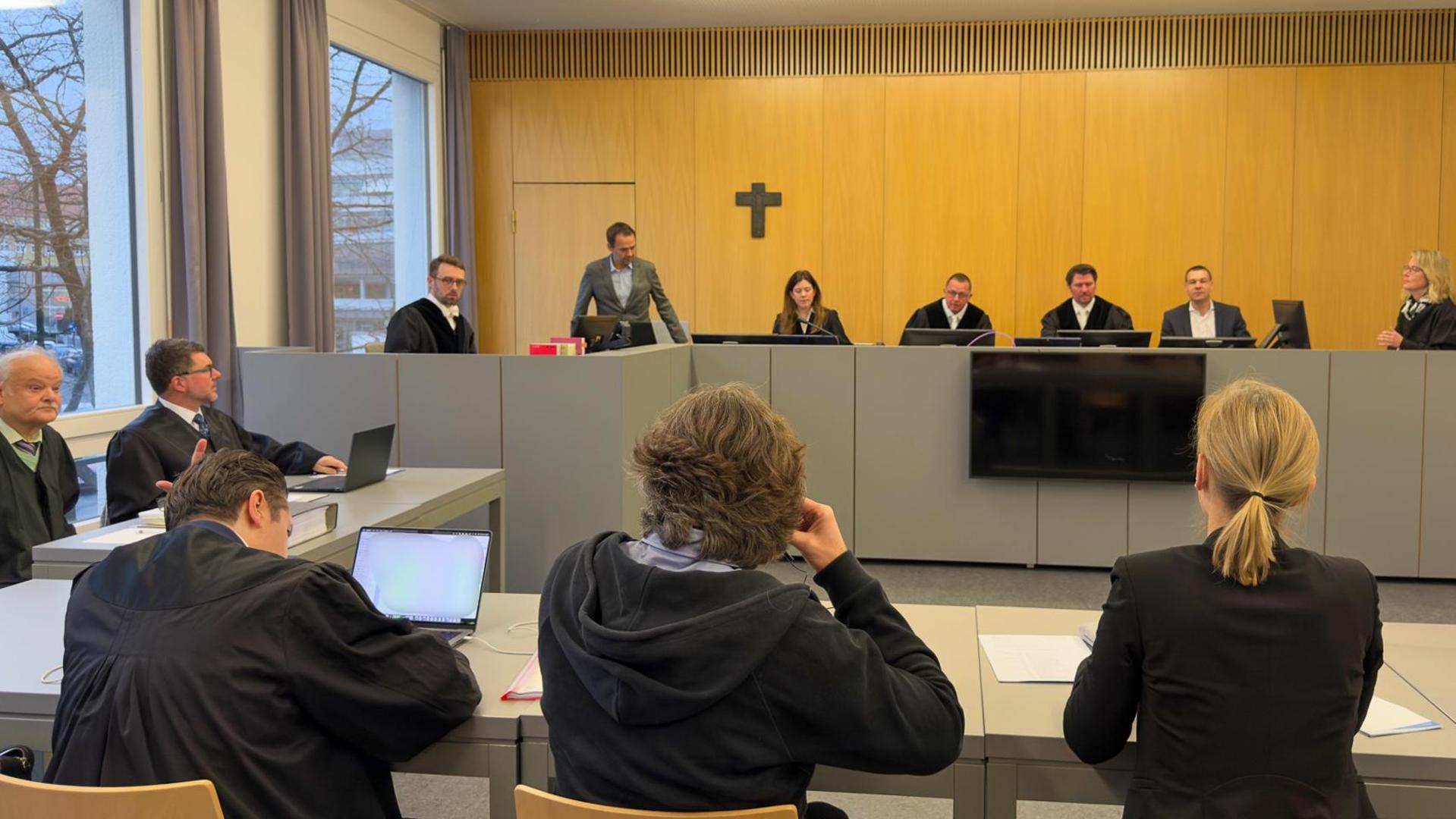 Der Champagner-Prozess am Landgericht Weiden. (Archivbild: Leon Karwath)