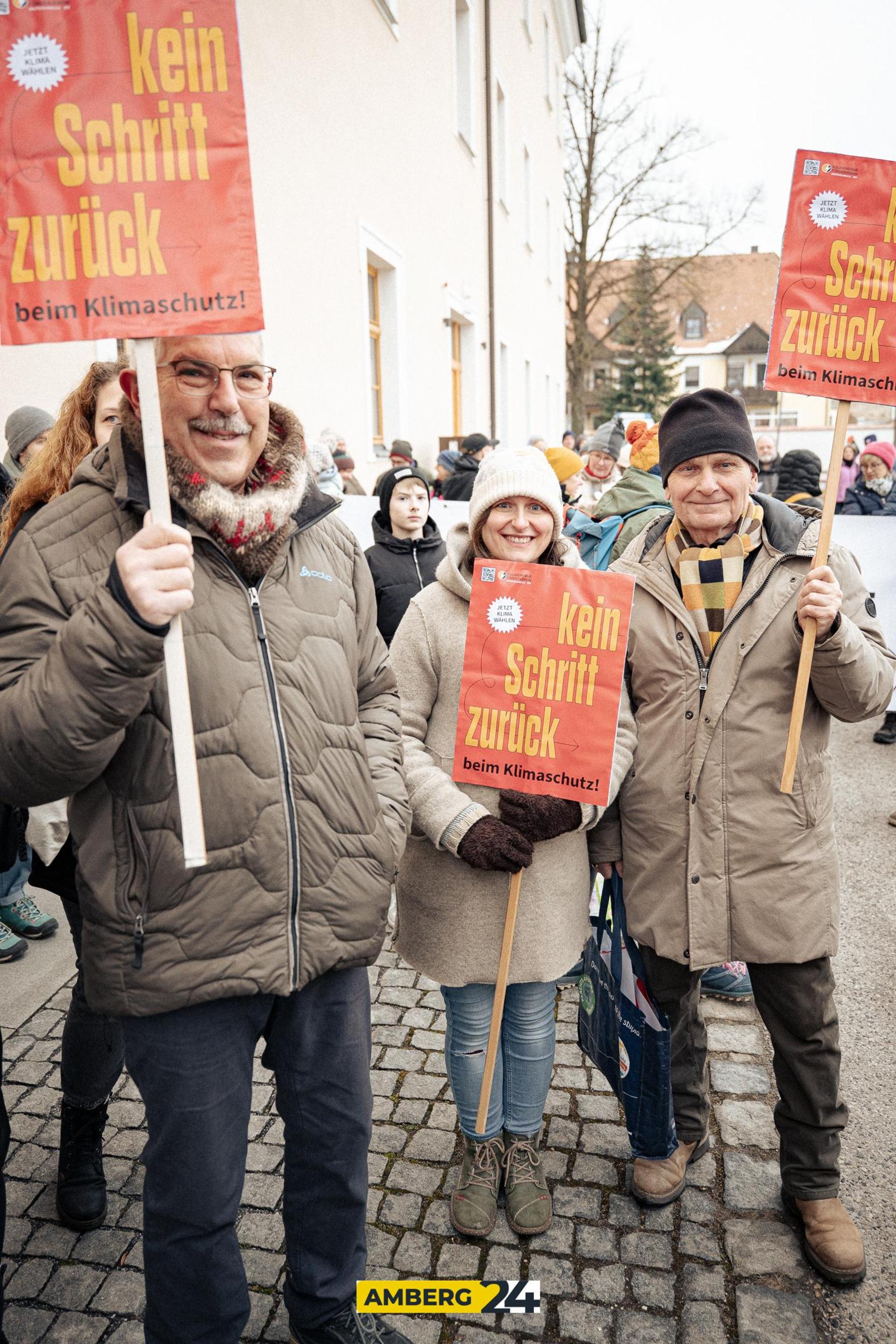 Klimastreik in Amberg. (Bild: David Mueller)