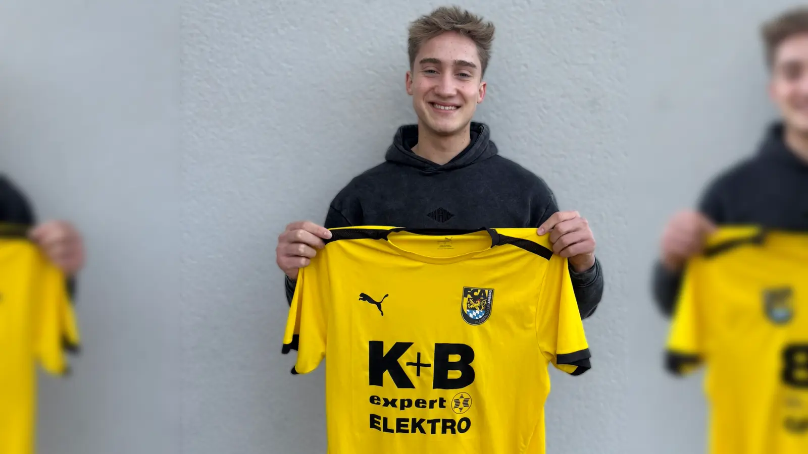 Tizian Hammer schnürt seine Schuhe künftig für den FC Amberg. (Bild: FC Amberg)