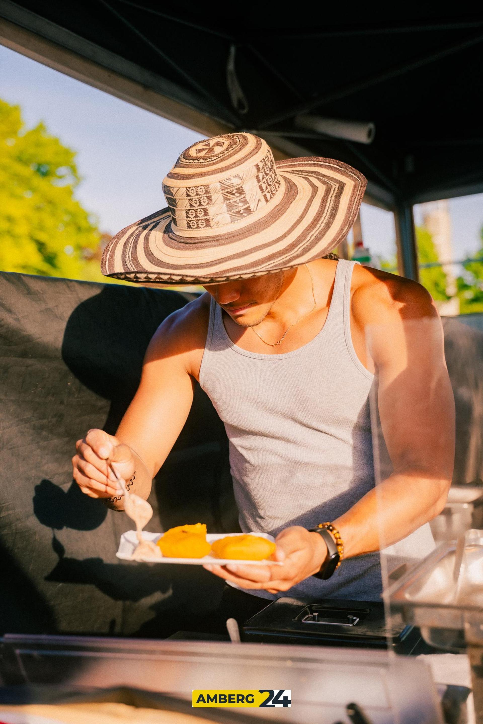 Auf dem Foodtruck-Festival in Amberg war am Freitag einiges los! (Bild: David Mueller)