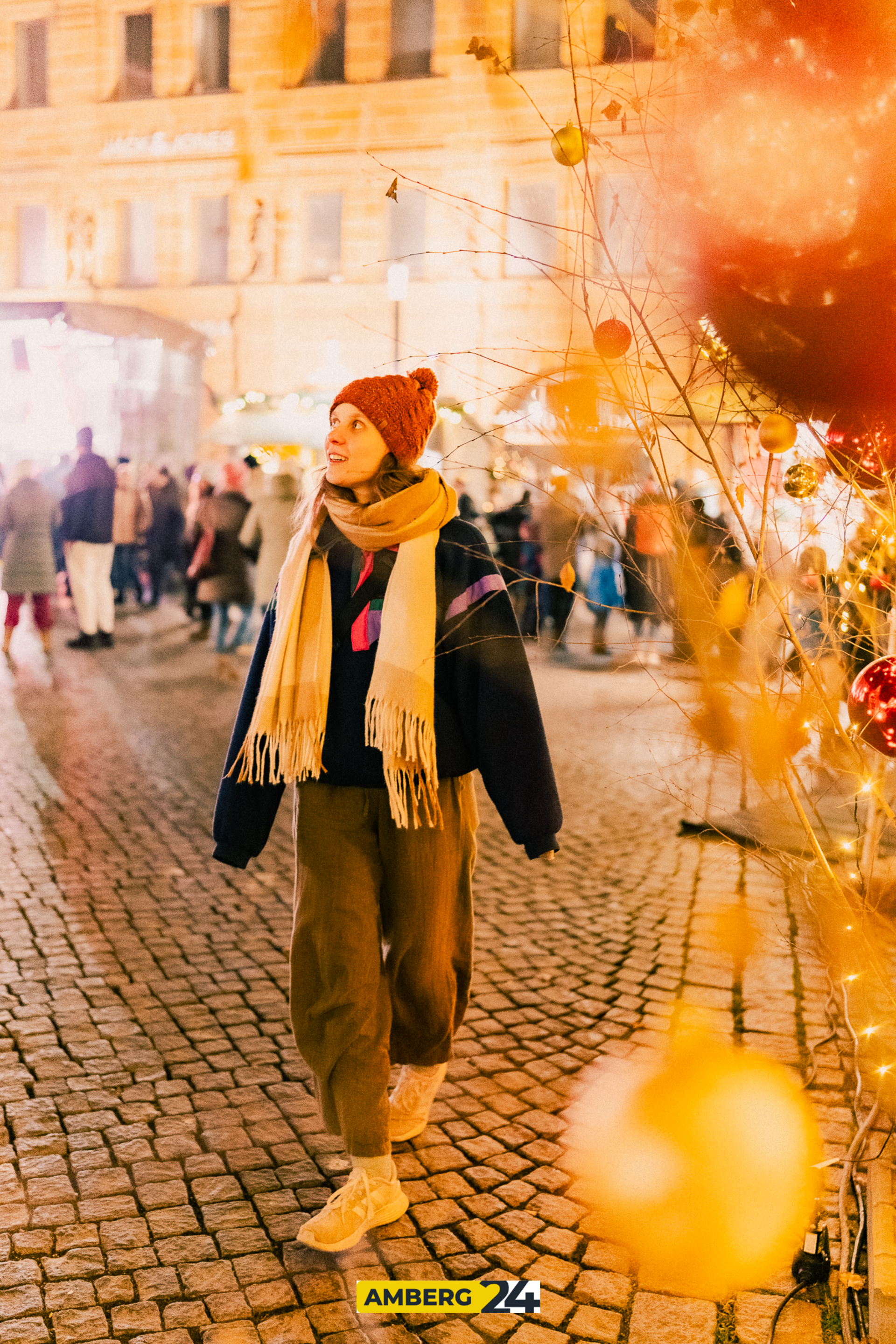 Bilder vom Amberger Weihnachtsmarkt. (Bild: Laura Kopold )