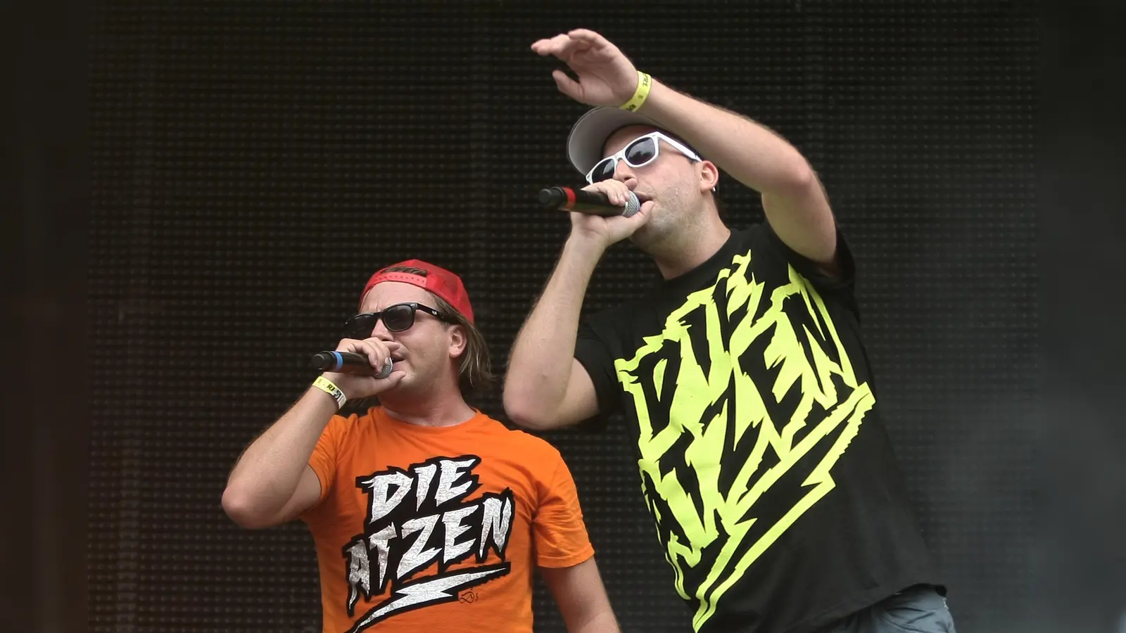 AfD-Anhänger sangen zu der Melodie eines Songs der Band „Die Atzen”. (Bild: Fredrik Von Erichsen)
