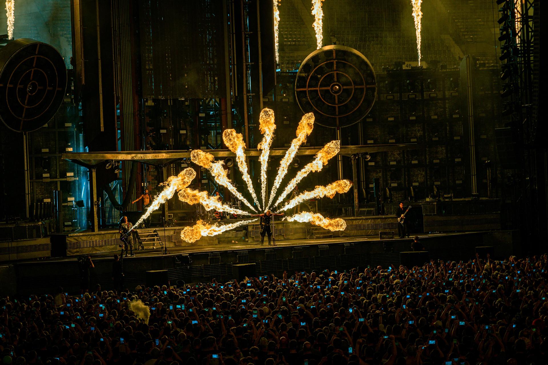 Felix Baumgartner aus Neustadt/WN fotografierte das Rammstein-Konzert in Frankfurt. (Bild: Felix Baumgartner)