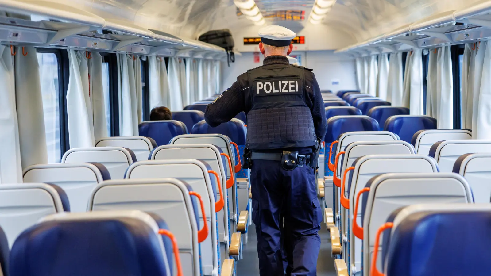 Ein 19-Jähriger wurde im Zug ohne Fahrschein erwischt. (Symbolbild: Daniel Karmann /dpa)