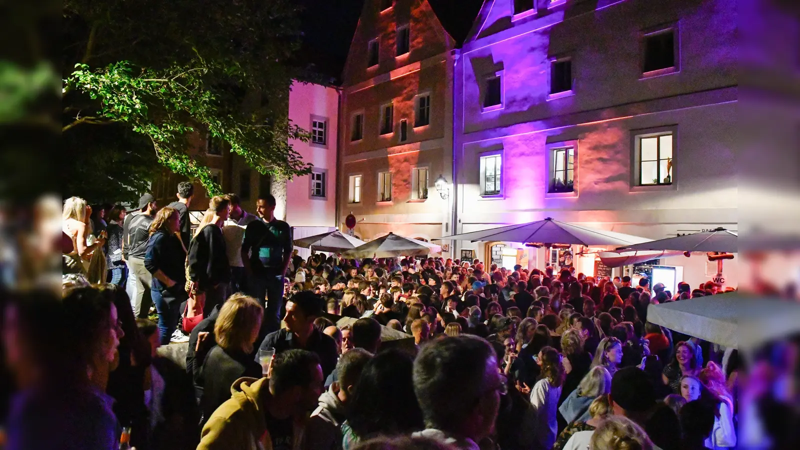 So sah es am Notstain am Amberger Altstadtfest 2024 aus. (Bild: Petra Hartl)