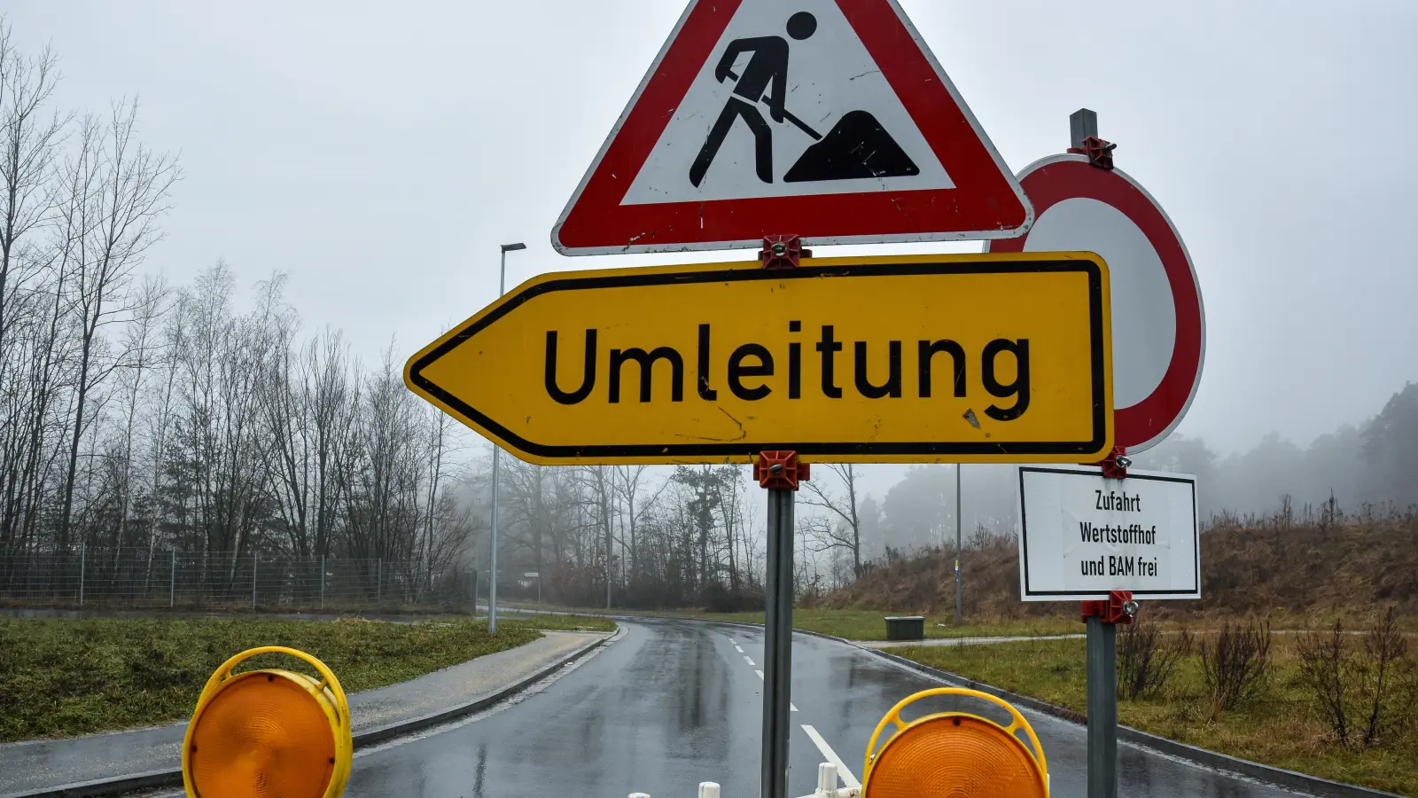 Ab Montag, 17. März, ist die Silbergrubstraße in Amberg voraussichtlich für drei Wochen gesperrt. (Archivbild: Stephan Huber)