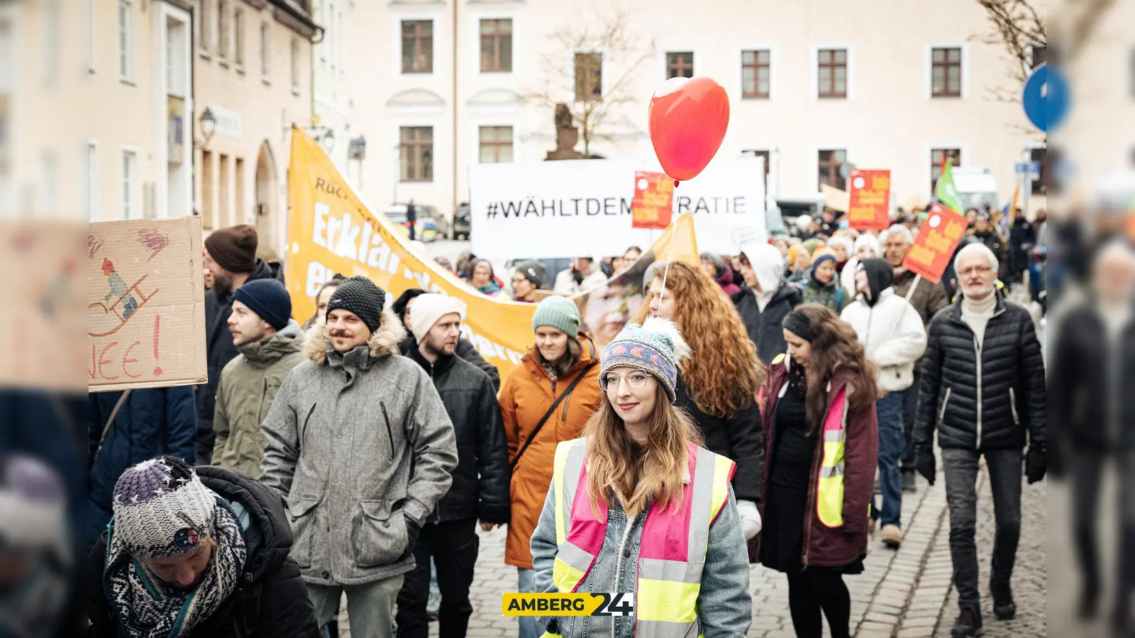 Klimastreik in Amberg. (Bild: David Mueller)