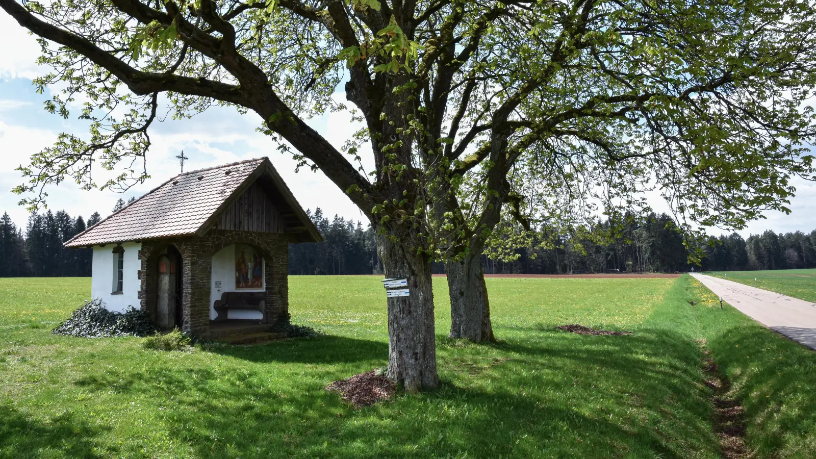 Die Kapelle Maria Königin auf der Bernrichter Höhe war das Ziel von Dieben, die ohne Beute geblieben sind. (Archivbild: Stephan Huber)