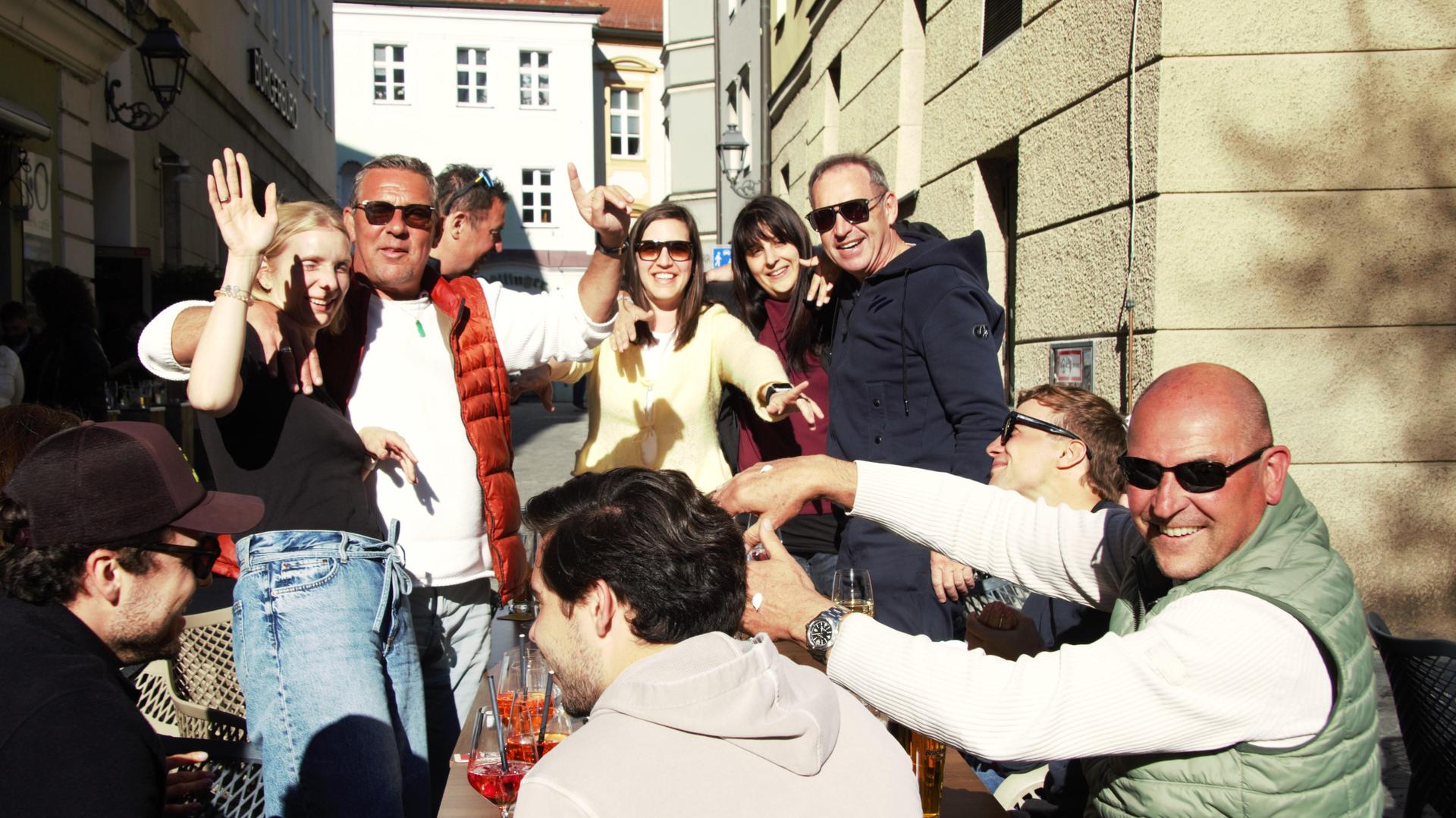 Im Sonnenschein war das Daydrinking im Colomba Entspannung pur. (Bild: Marlin Nixdorf)