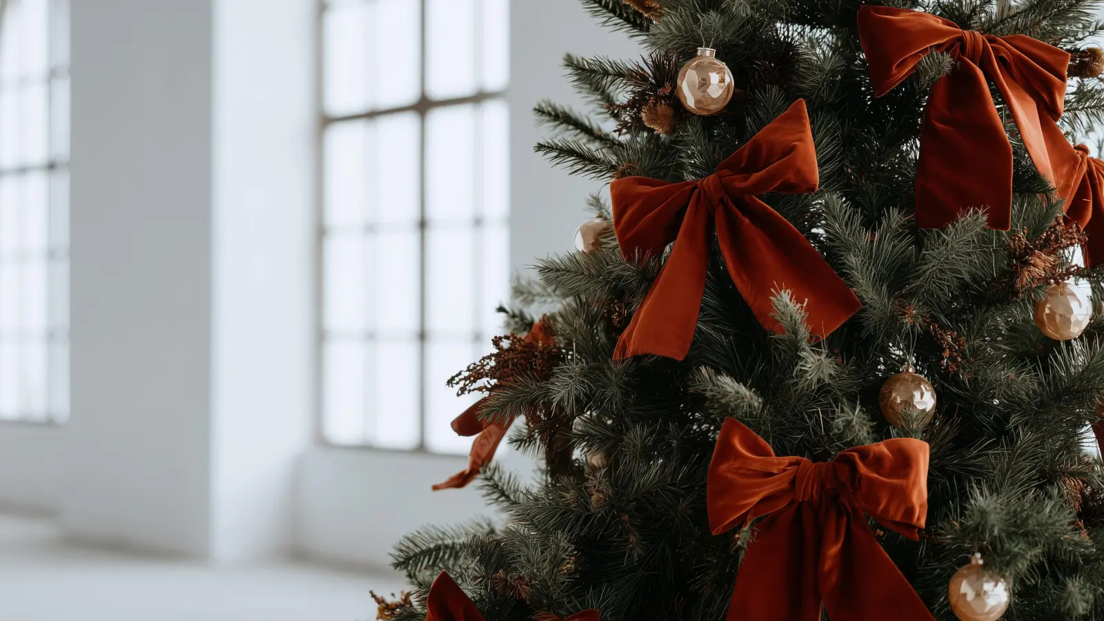 Dunkle Töne, samtige Stoffe: Das ist schon die halbe Miete für ein Ralph-Lauren-Christmas. (Symbolbild: Yuliya Kashirina/Adobe Stock/KI-generiert)