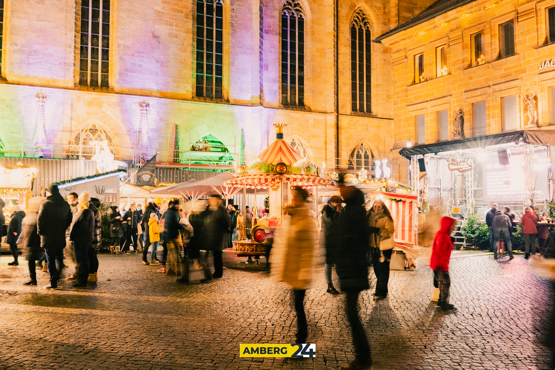 Bilder vom Amberger Weihnachtsmarkt. (Bild: Laura Kopold )