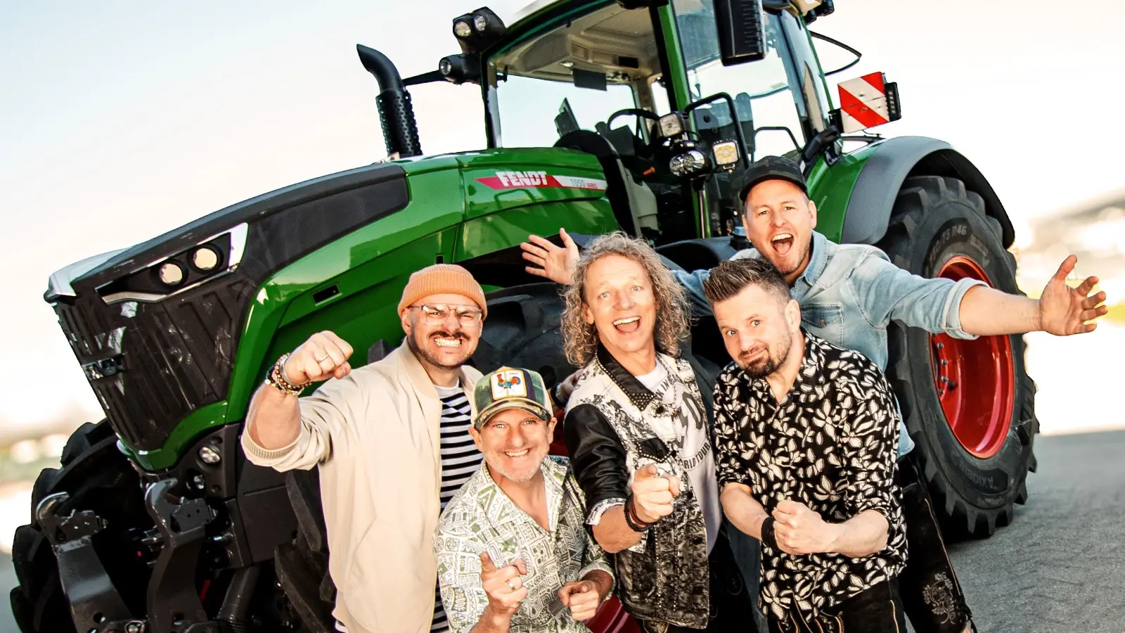 Die Macher der österreichischen Version der Sendung „Bauer sucht Frau” fahren auf die Troglauer ab. Wie im Vorjahr steuern die fünf Musiker aus dem Kemnather Land den Titelsong zur aktuellen Staffel bei. (Bild: Daniel Raps)