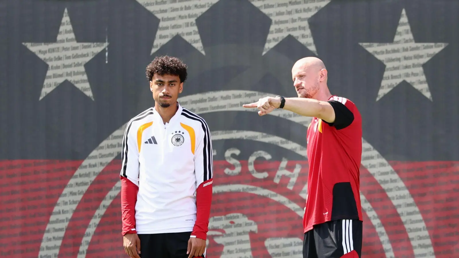 Nathaniel Brown hat nicht mit seinen Kollegen trainieren können.  (Bild: Christian Charisius/dpa)