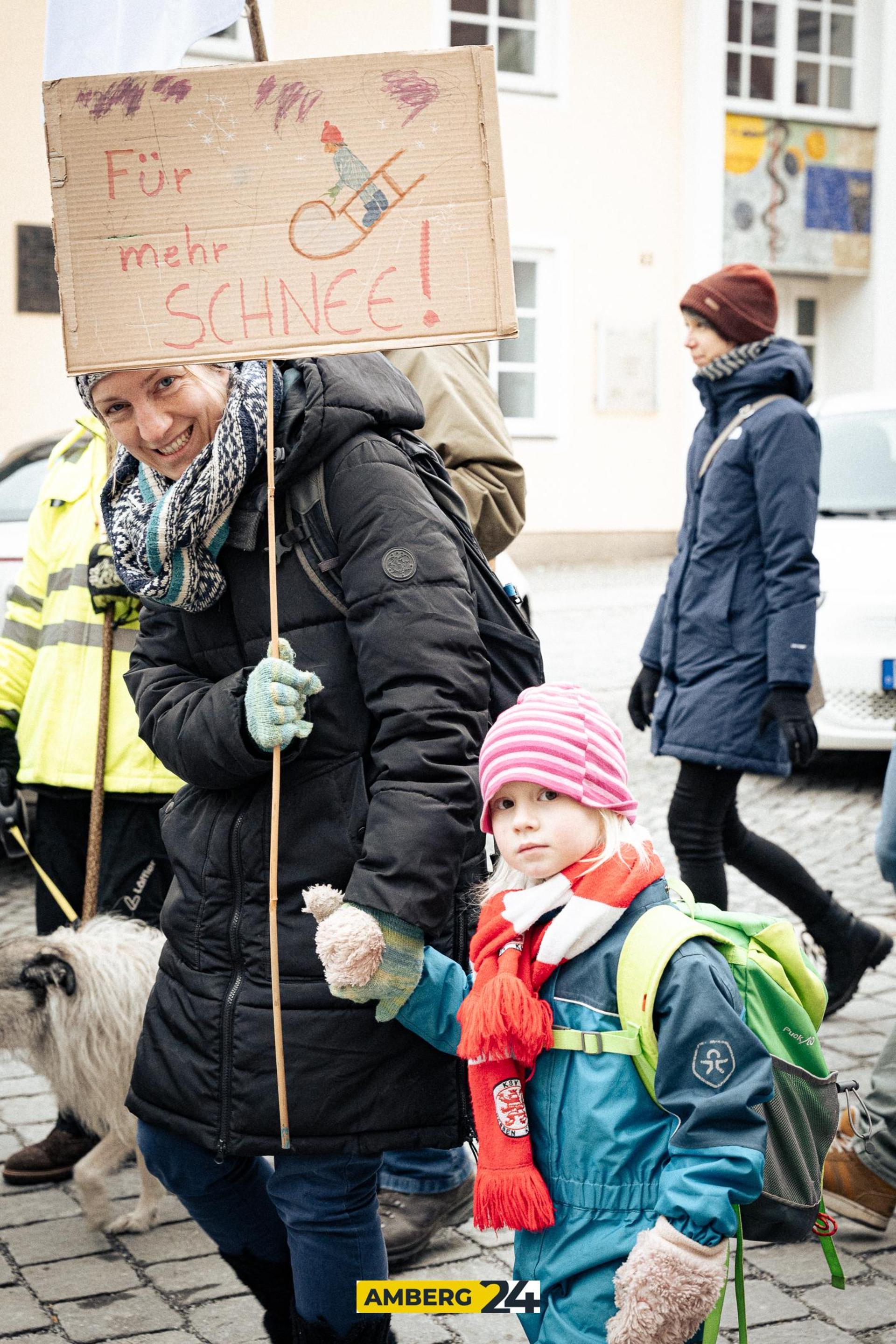 Klimastreik in Amberg. (Bild: David Mueller)