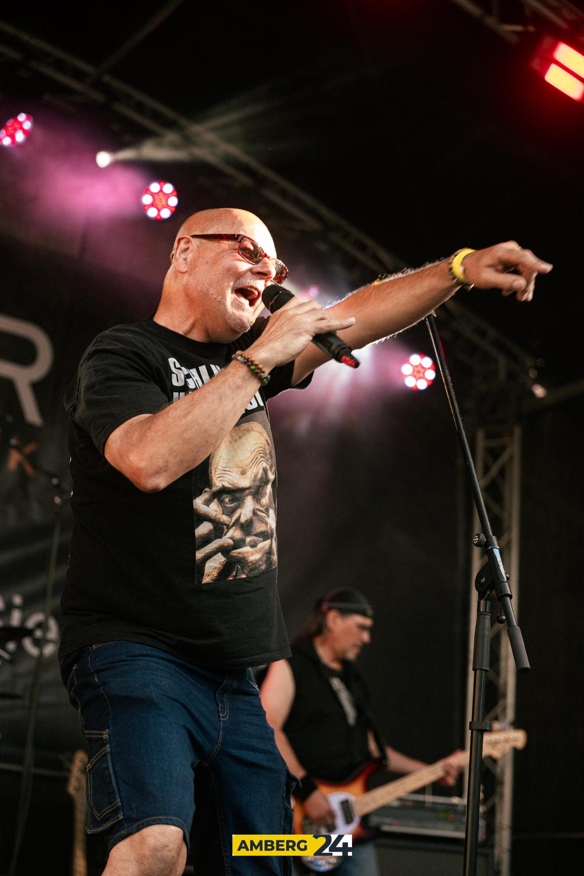 Einen ganz eigenen Vibe gab's auf dem Altstadtfest im Innenhof des Landratsamts! (Bild: David Mueller)