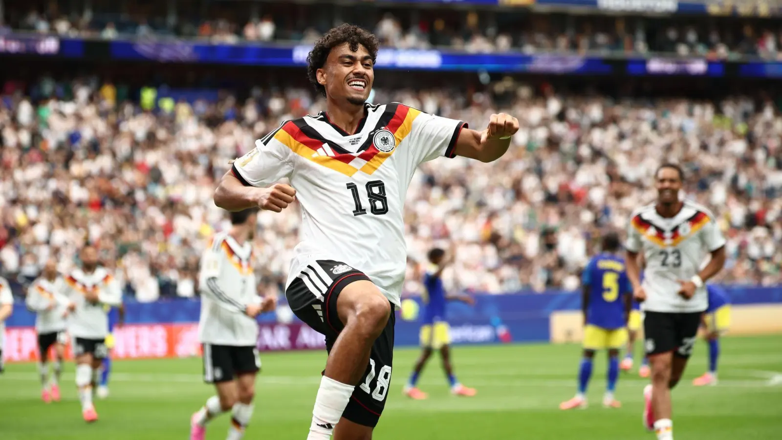 Nächste Saison in München: WM-Teilnehmer Nathaniel Brown. (Archivbild) (Bild: Christian Charisius/dpa)