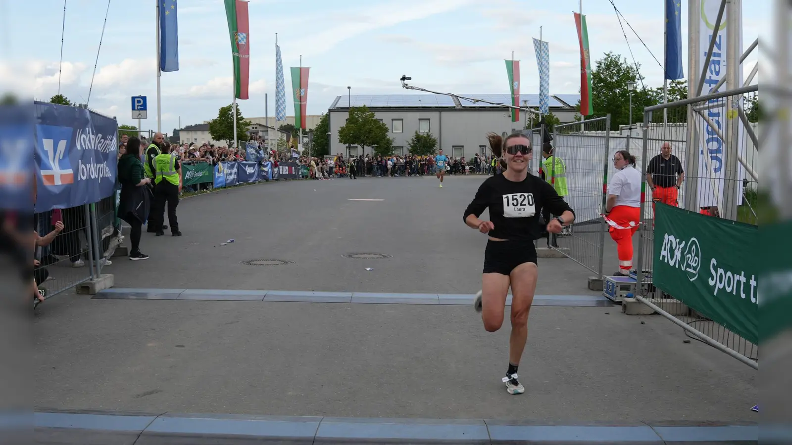 Laura Martinez - die schnellste Frau im Ziel. (Bild: Alexander Unger)