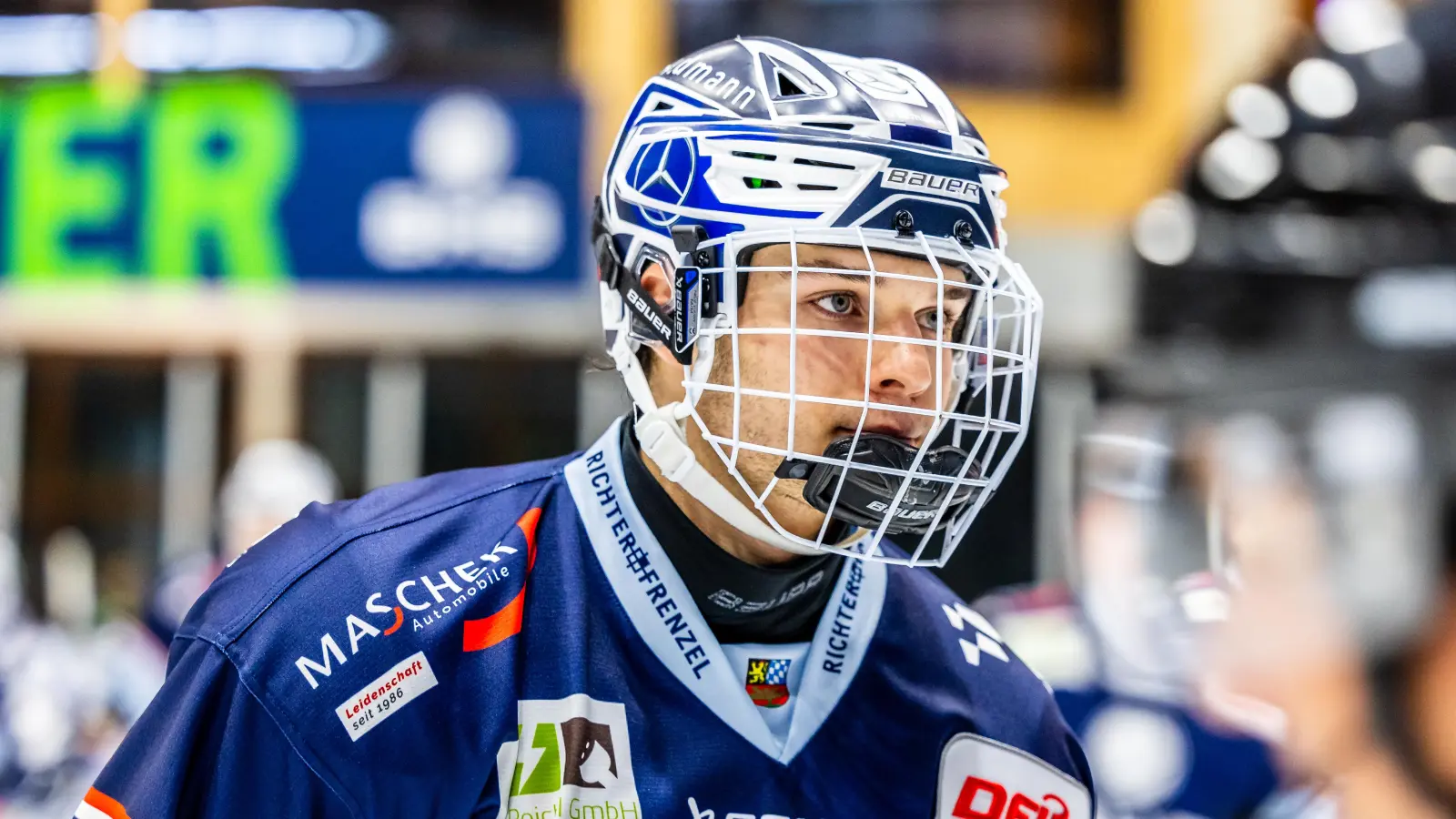 Finn Serikow erhält eine Förderlizenz für die Passau Black Hawks in der Oberliga Süd. (Bild: Tobias Neubert/exb)