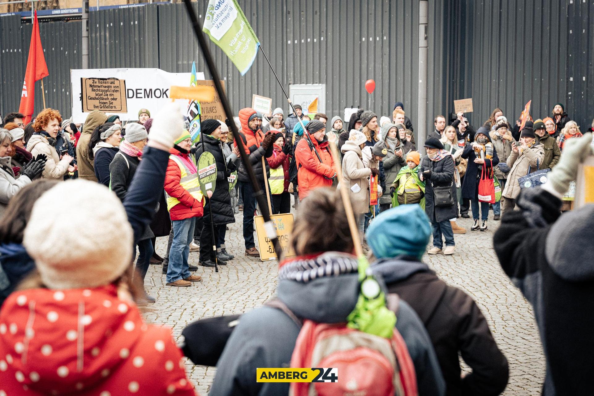 Klimastreik in Amberg. (Bild: David Mueller)