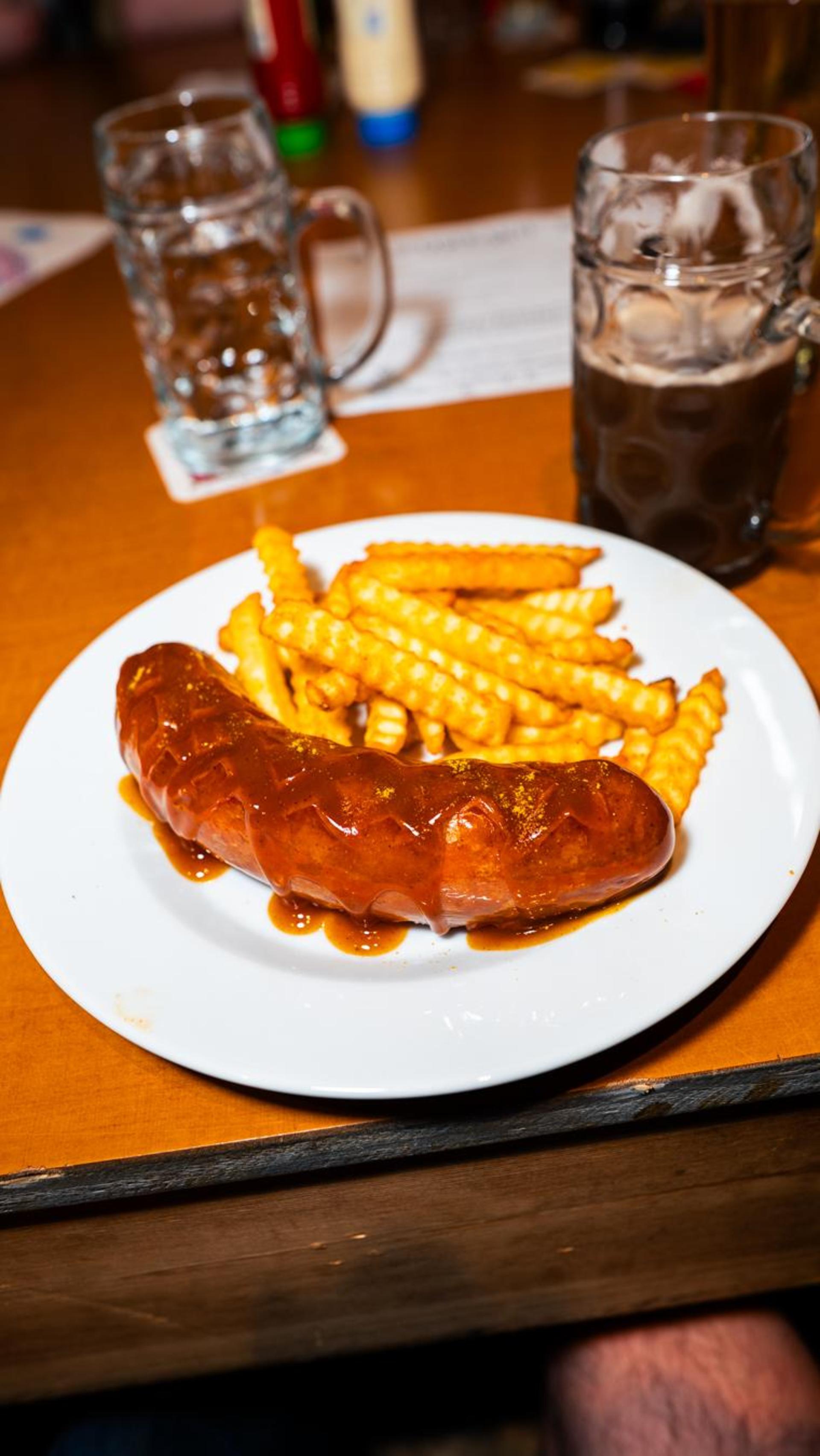 Endspurt bei der Thansüßer Kirwa am Montag.  (Bild: Hannes Stock)