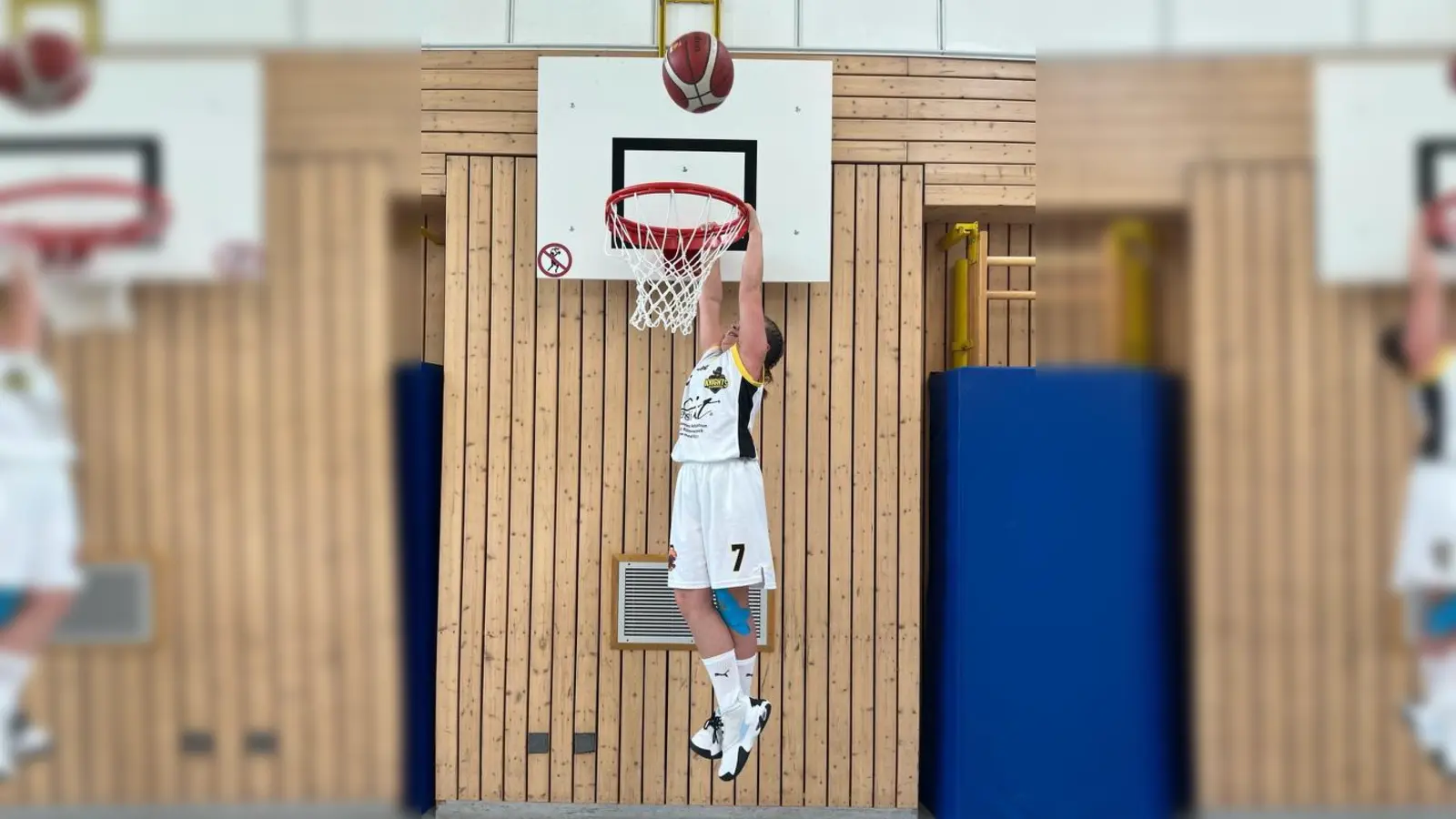 Auch Mädels können dunken - zum Beispiel auf dem Basketball Girls Day. (Bild: Christian Kiener)