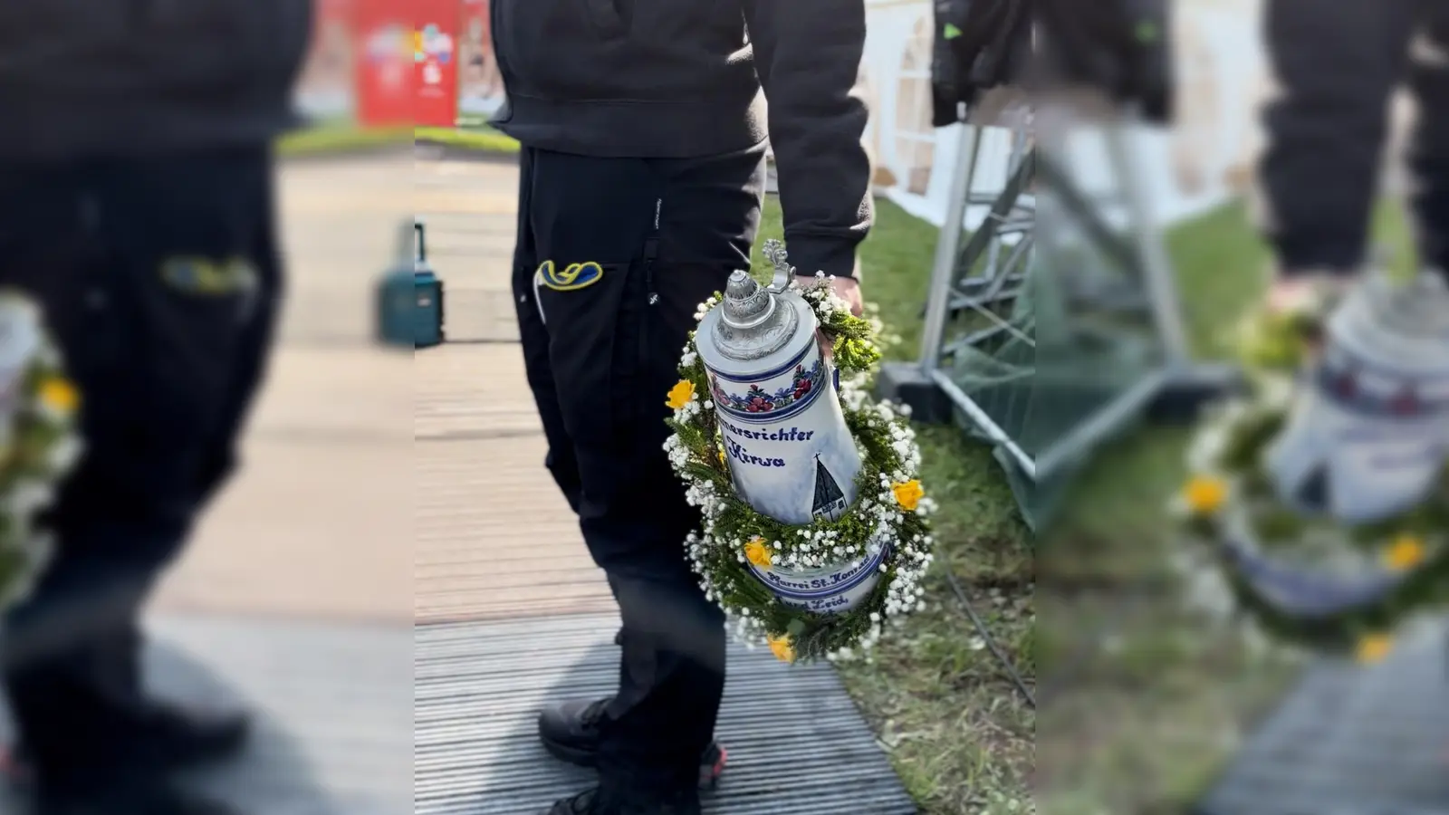 Die Liesl hat auch einen Kranz bekommen. (Bild: knz)