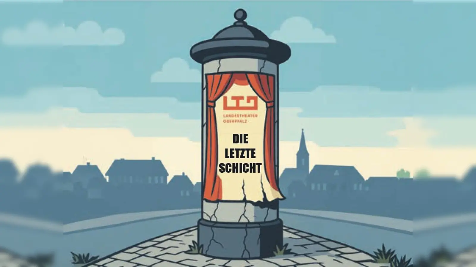 „Die letzte Schicht” hätte demnächst Premiere feiern sollen. Jetzt steht der Titel des Stücks über die Maxhütte für das Landestheater selbst. (Bild: Marco Meier)