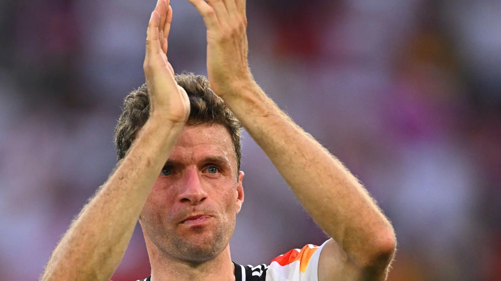 Thomas Müller beendet seine Karriere in der DFB-Elf. (Bild: Tom Weller/dpa)