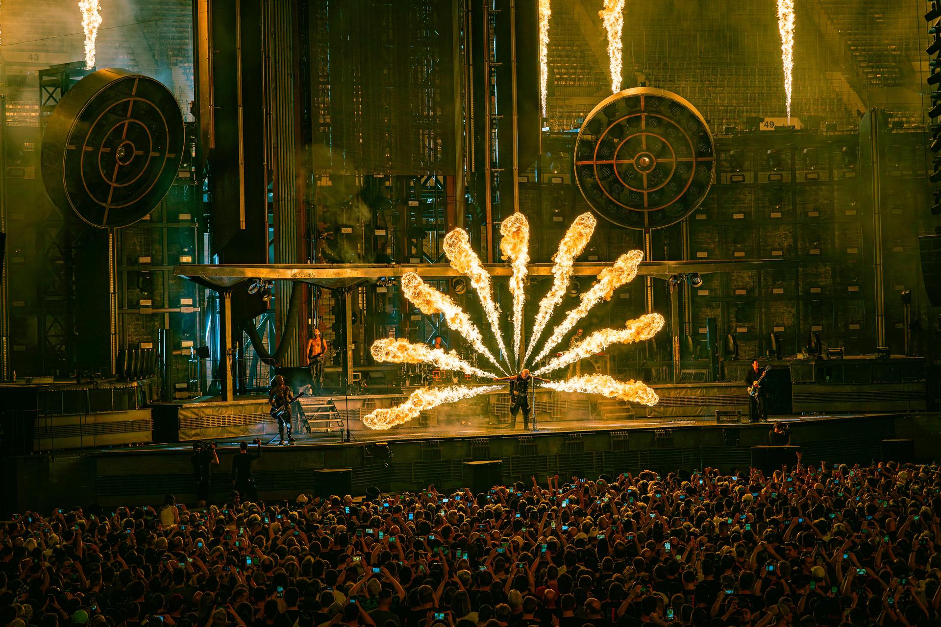 Felix Baumgartner aus Neustadt/WN fotografierte das Rammstein-Konzert in Frankfurt. (Bild: Felix Baumgartner)