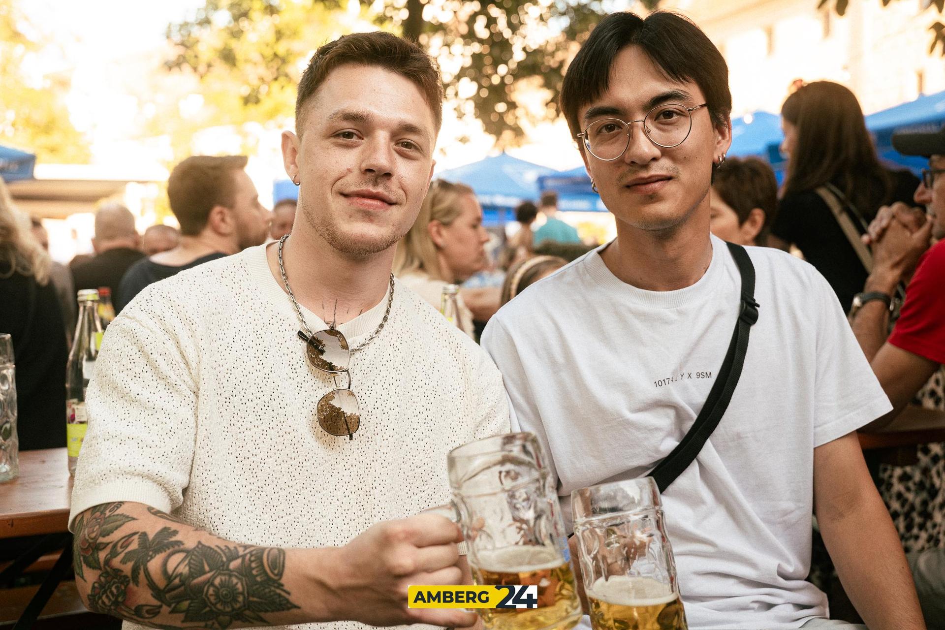 Einen ganz eigenen Vibe gab's auf dem Altstadtfest im Innenhof des Landratsamts! (Bild: David Mueller)