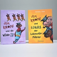 Neue Auflagen der Kinderbücher über Jim Knopf sollen künftig ohne rassistische Sprache auskommen. (Bild: Bernd Weißbrod/dpa)