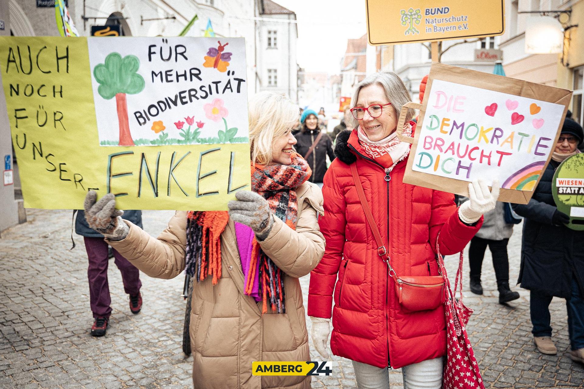 Klimastreik in Amberg. (Bild: David Mueller)