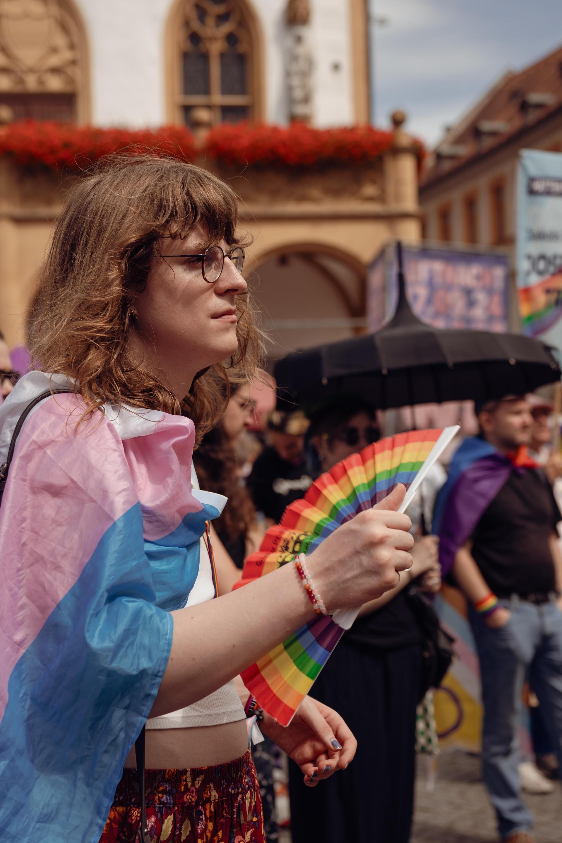 Das war beim Amberger CSD-Demozug am Samstag los. (Bild: Ria Schmidt)