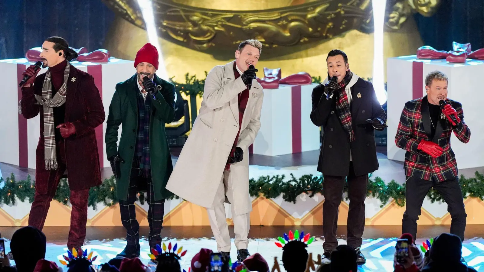 Die US-Boyband kommt in die Alpen. (Archivbild) (Bild: Julia Demaree Nikhinson/AP/dpa)