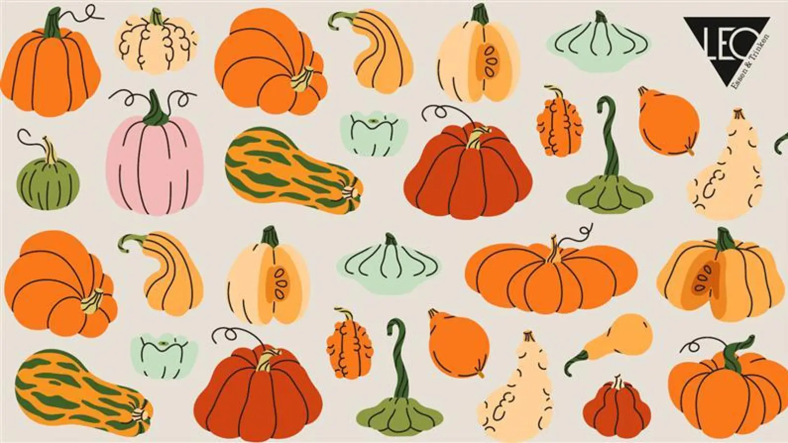 Die Bunte Welt der Kürbisse. (Bild: Grafik Redaktion)