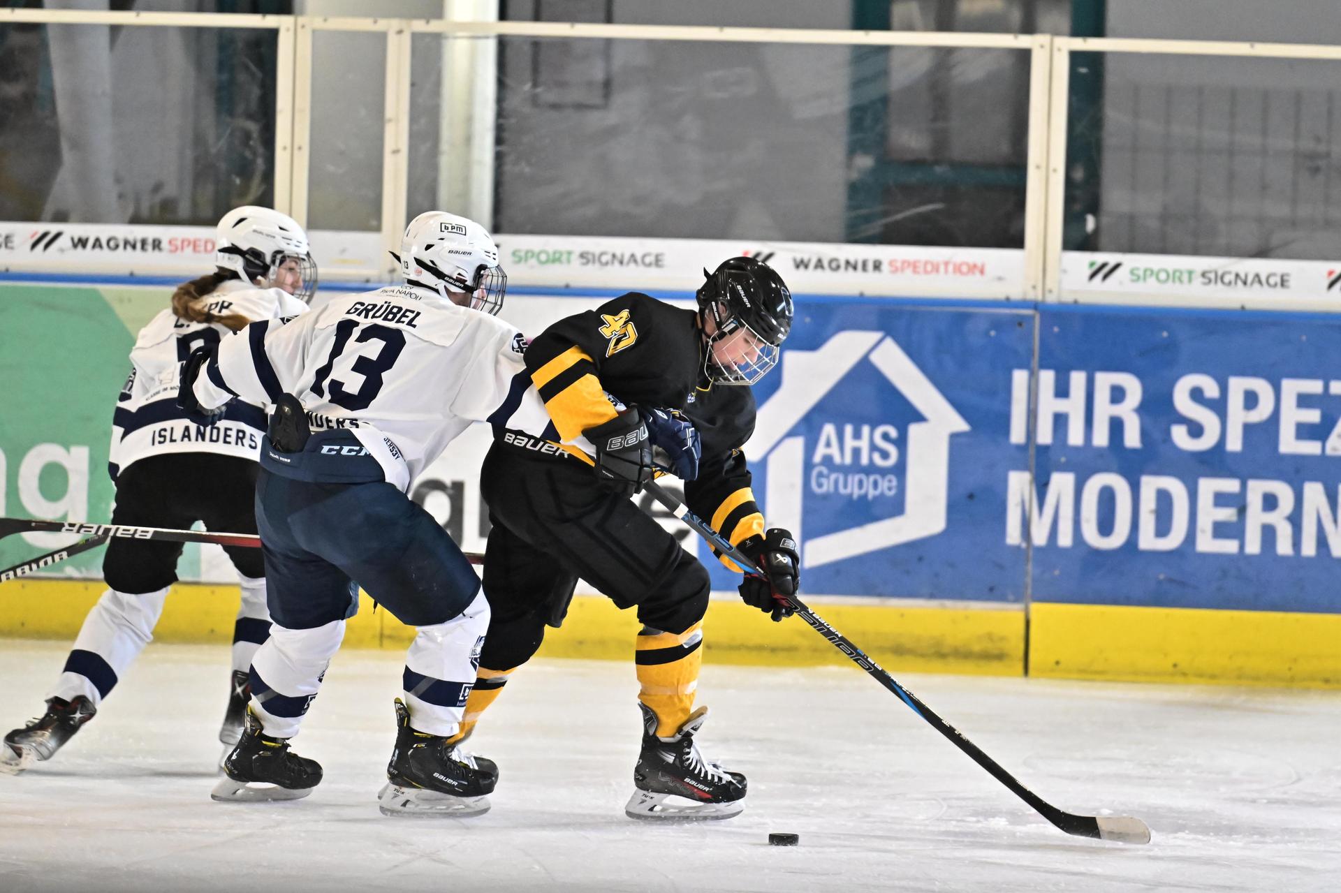 Eishockey Landesliga-Meisterschaft der U17 mit ERSC Amberg.  (Bild: Hubert Ziegler)