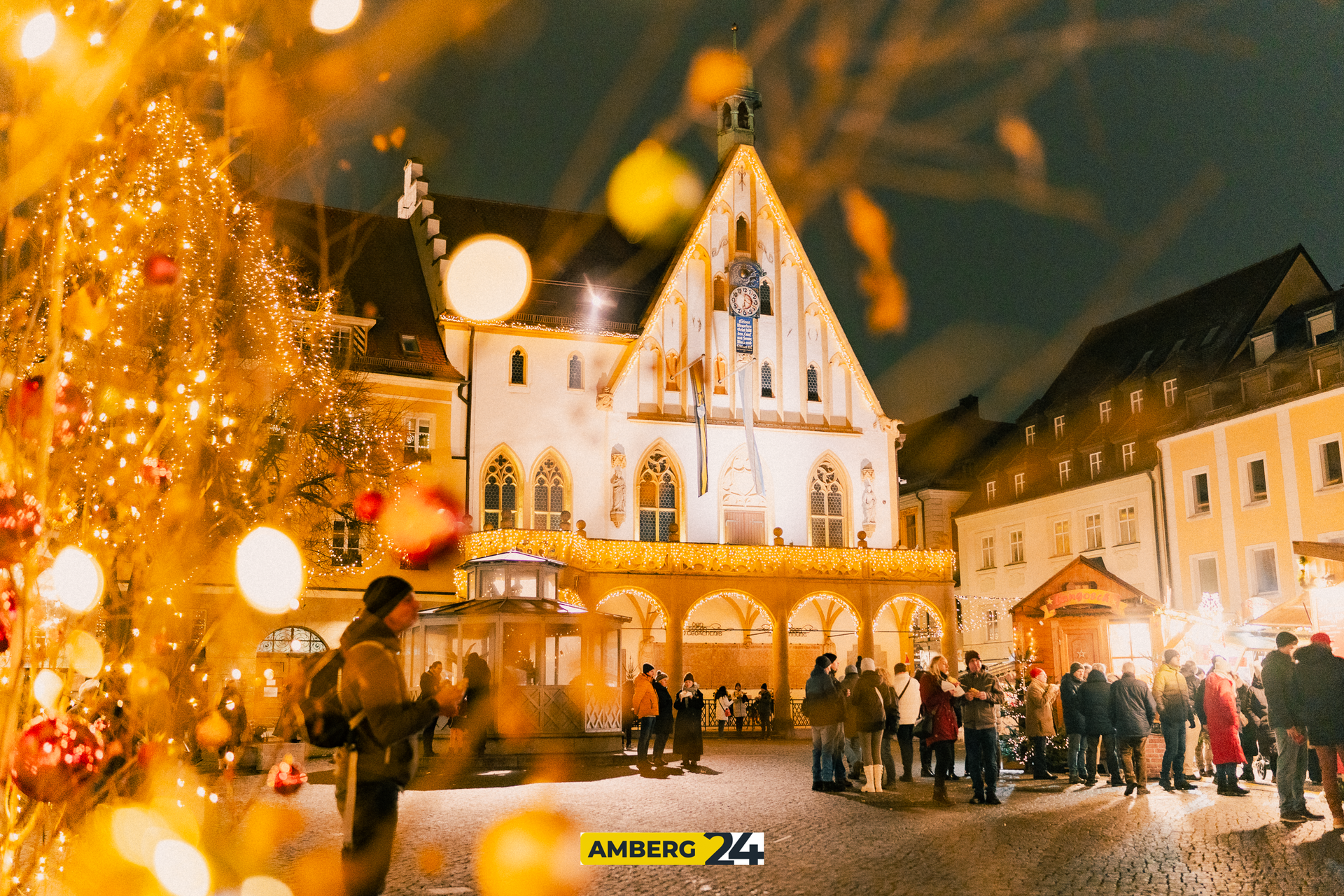 Bilder vom Amberger Weihnachtsmarkt. (Bild: Laura Kopold )