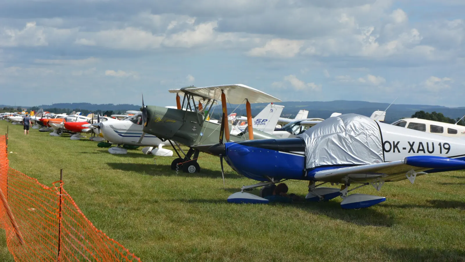 Bei den Flugtagen in Eger, hier ein Bild aus dem Jahr 2020, sind viele verschiedene Maschinen zu bewundern.  (Archivbild: jr)