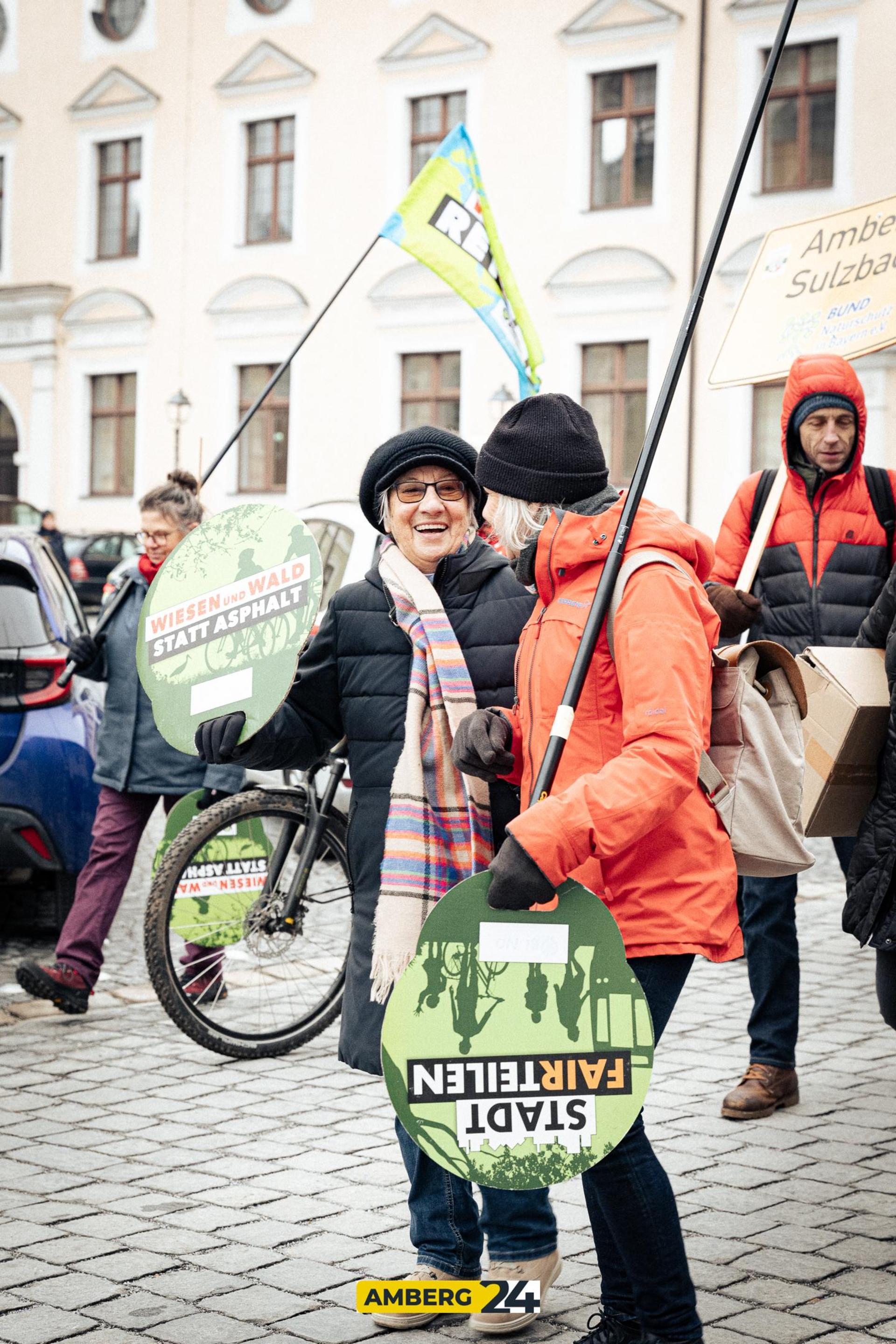 Klimastreik in Amberg. (Bild: David Mueller)