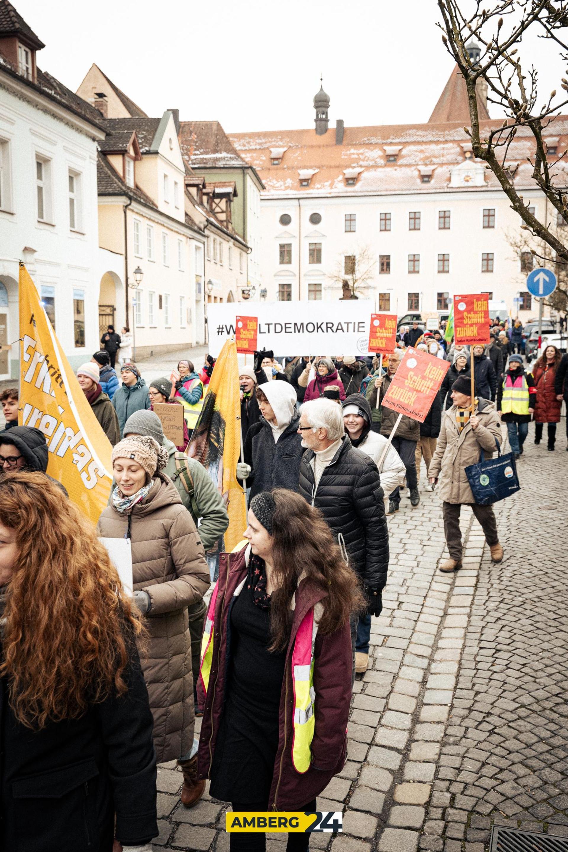 Klimastreik in Amberg. (Bild: David Mueller)