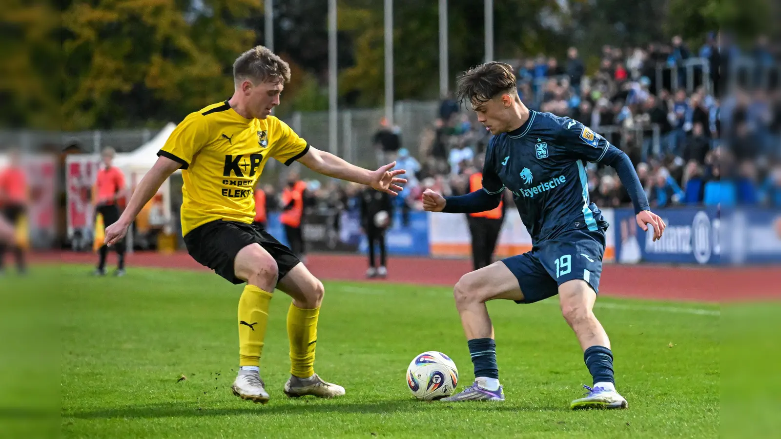 In der heutigen Zeit spielt der FC Amberg höchstens noch Testspiele gegen den TSV 1860 München. Vor 10 Jahren kickte der Löwennachwuchs mit vielversprechenden Talenten am Schanzl.  (Bild: Loeffler, Jonas)