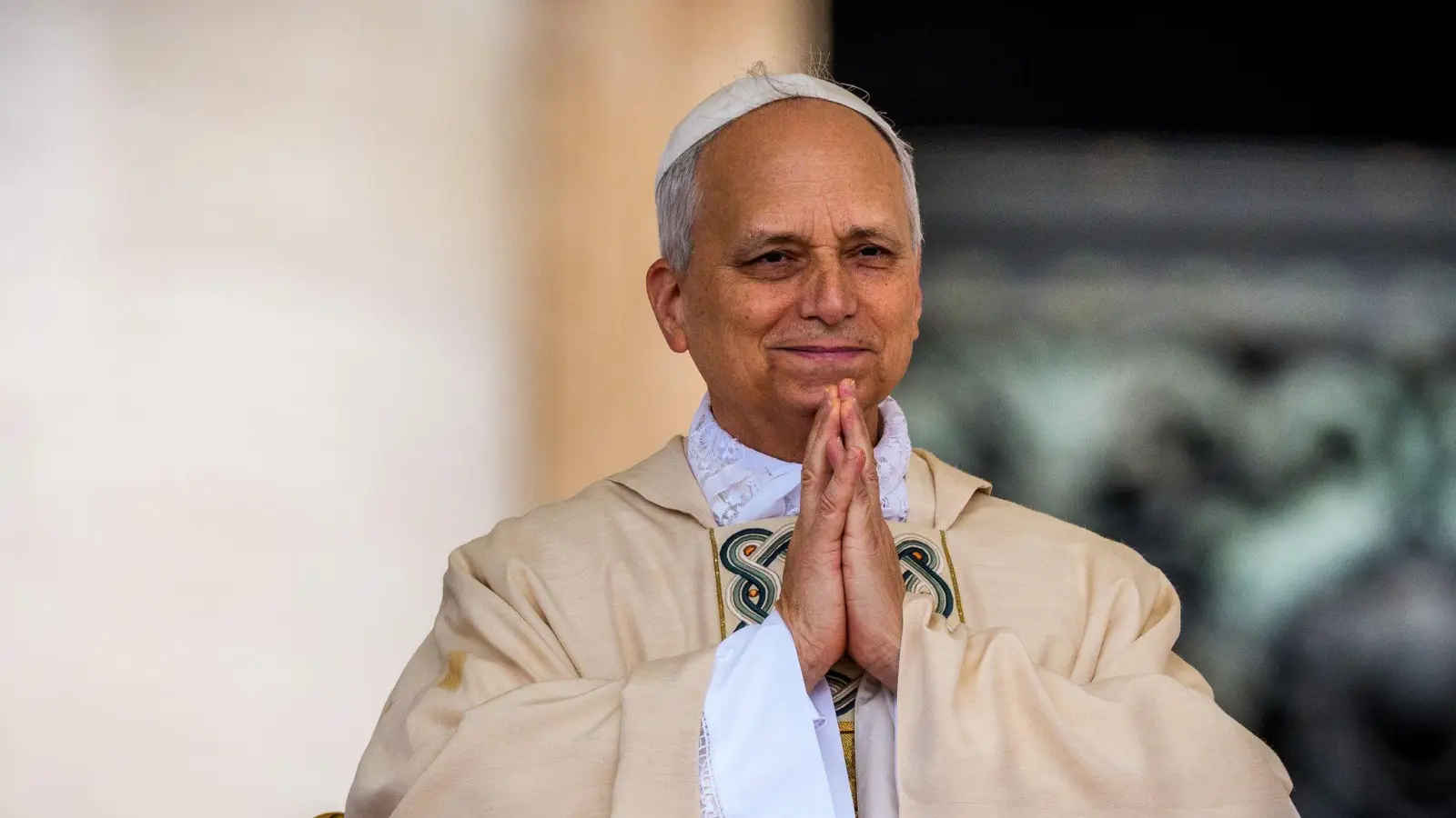 Papst Leo wurde ausgezeichnet. (Archivbild) (Bild: Michael Kappeler/dpa)