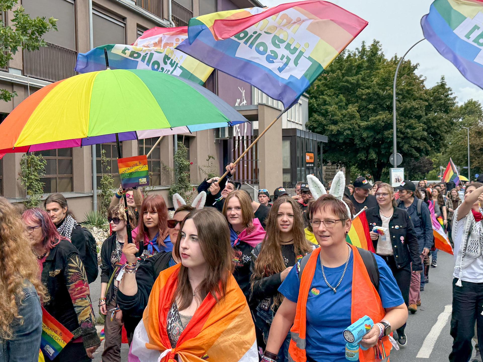 Christopher Street Days (CSD) Amberg 2025. (Bild: Petra Hartl)